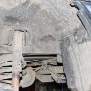 A doblemezen található korrózió jól látható A doblemezen található korrózió jól látható